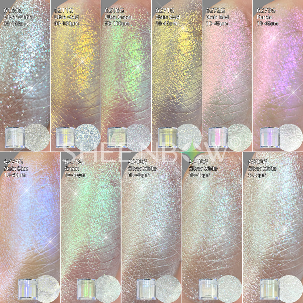 Sheenbow Hot Super-Sparkling Cosmetic Crystal Effect Pearl Pigment Powder
